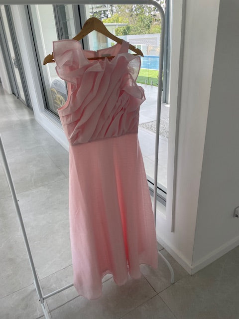 aje genesis midi dress Aje - Genesis Midi Dress - Soft Pink - 10 – Seagull Clothing